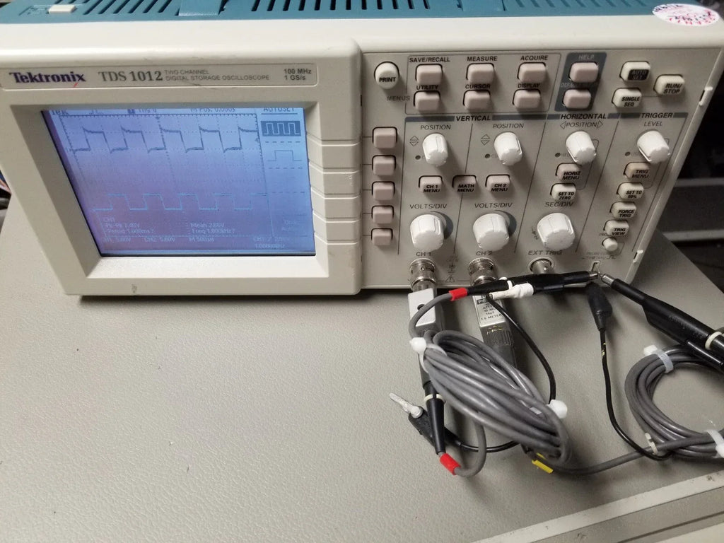 Tektronix TDS1012 100MHz 2-Channel Digital Storage Oscilloscope - ZYYKZ Test Equipment
