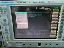Load image into Gallery viewer, Rohde &amp; Schwarz FSIQ26 Signal Analyzer 20 Hz to 26.5 GHz - ZYYKZ Test Equipment