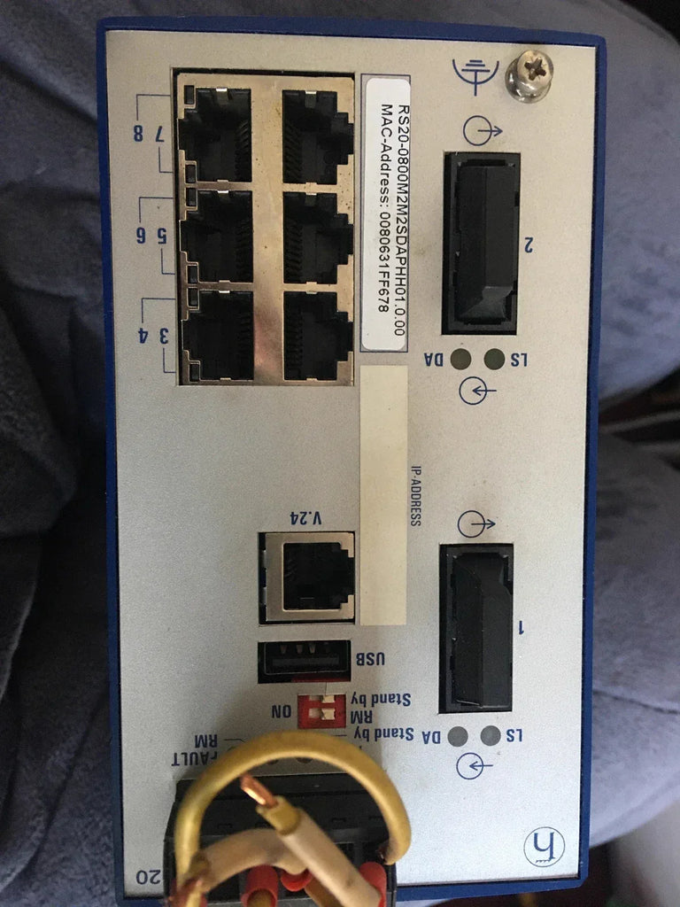 Hirschmann RS20-0800M2M2SDAPHH01 Industrial Ethernet Switch, Managed, 8 Ports - ZYYKZ Test Equipment
