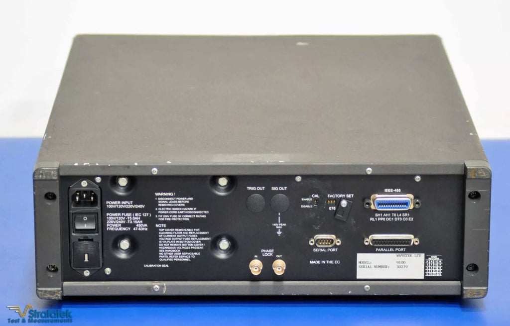 Wavetek Fluke 9100 Multifunction Calibration System - Calibrated Data