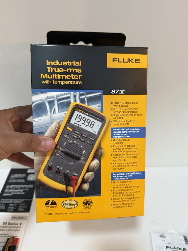 Fluke 87-V Industrial True RMS Digital Multimeter - 2024 Model - ZYYKZ Test Equipment