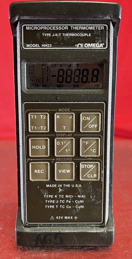 Omega HH23 Handheld Microprocessor Digital Thermometer - T72372 AS-IS