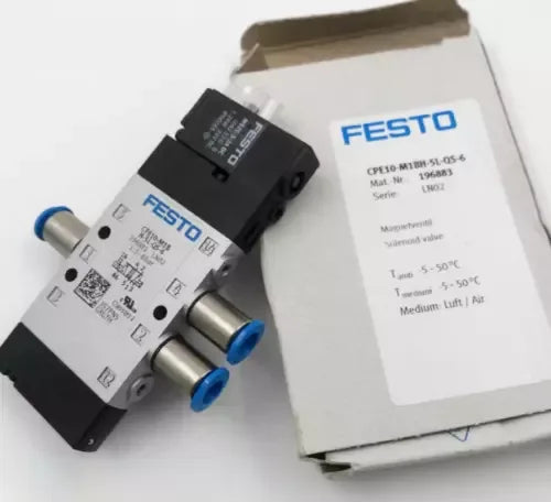 Festo CPE10-M1BH-5L-QS-6 196883 Pneumatic Solenoid Valve - ZYYKZ Test Equipment