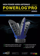 Load image into Gallery viewer, Aaronia PowerLOG PRO 30300 EMI Dual Pole Broadband Horn Antenna 300MHz-3GHz