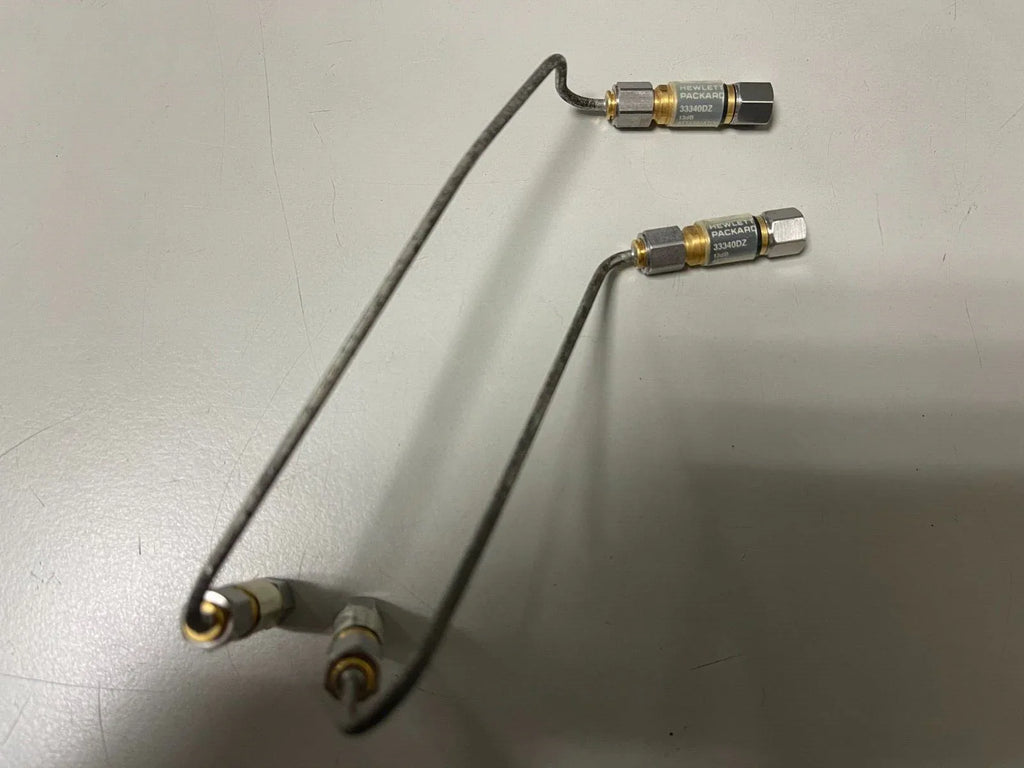 HP Agilent 33340DZ 40GHz Precision Attenuator with Semi-Rigid 2.4mm Cables - ZYYKZ Test Equipment