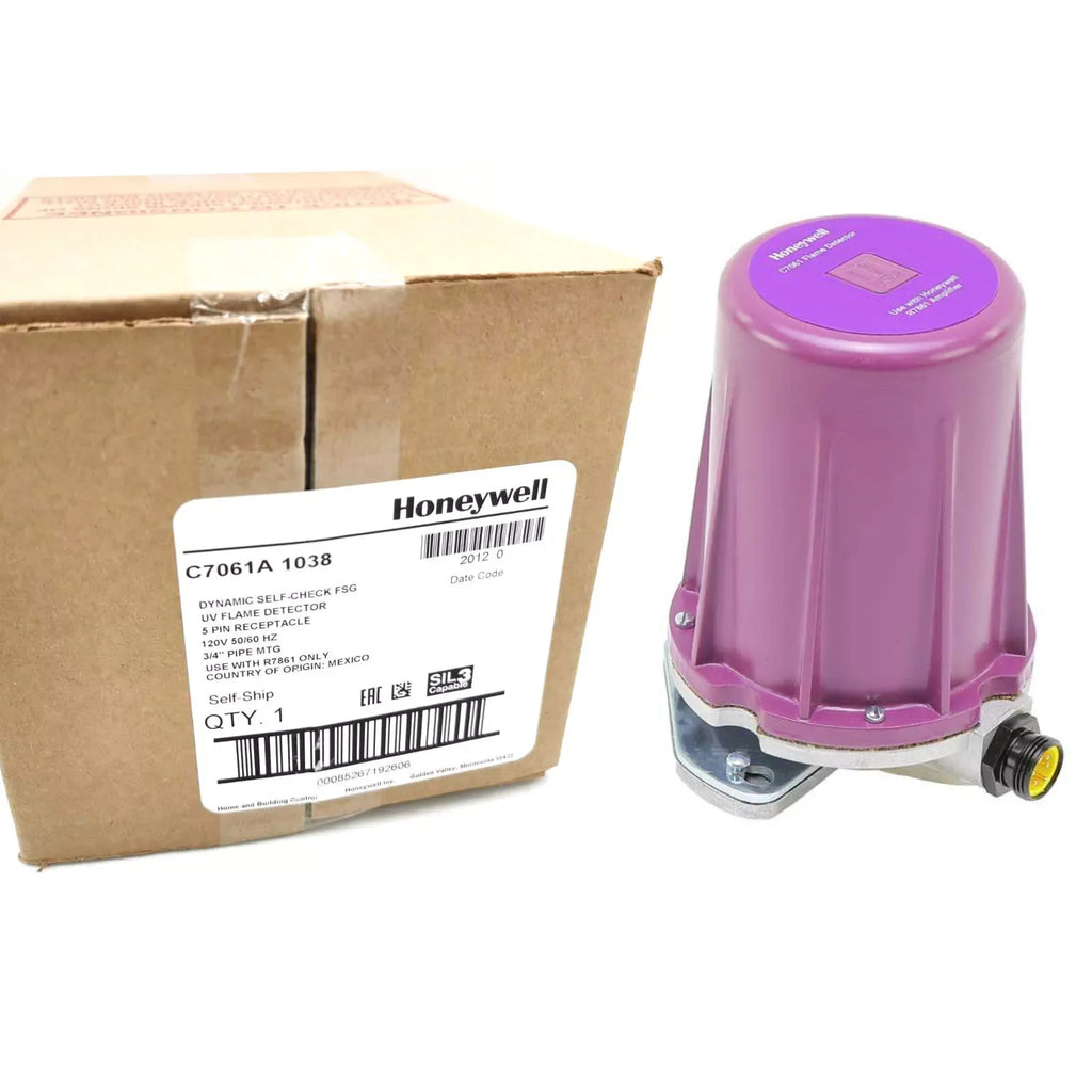 Honeywell C7061A 1038 Advanced Flame Detector Sensor - ZYYKZ Test Equipment