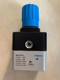 Festo LRP-1/4-2.5 Pneumatic Pressure Regulator, Model 162834 - ZYYKZ Test Equipment