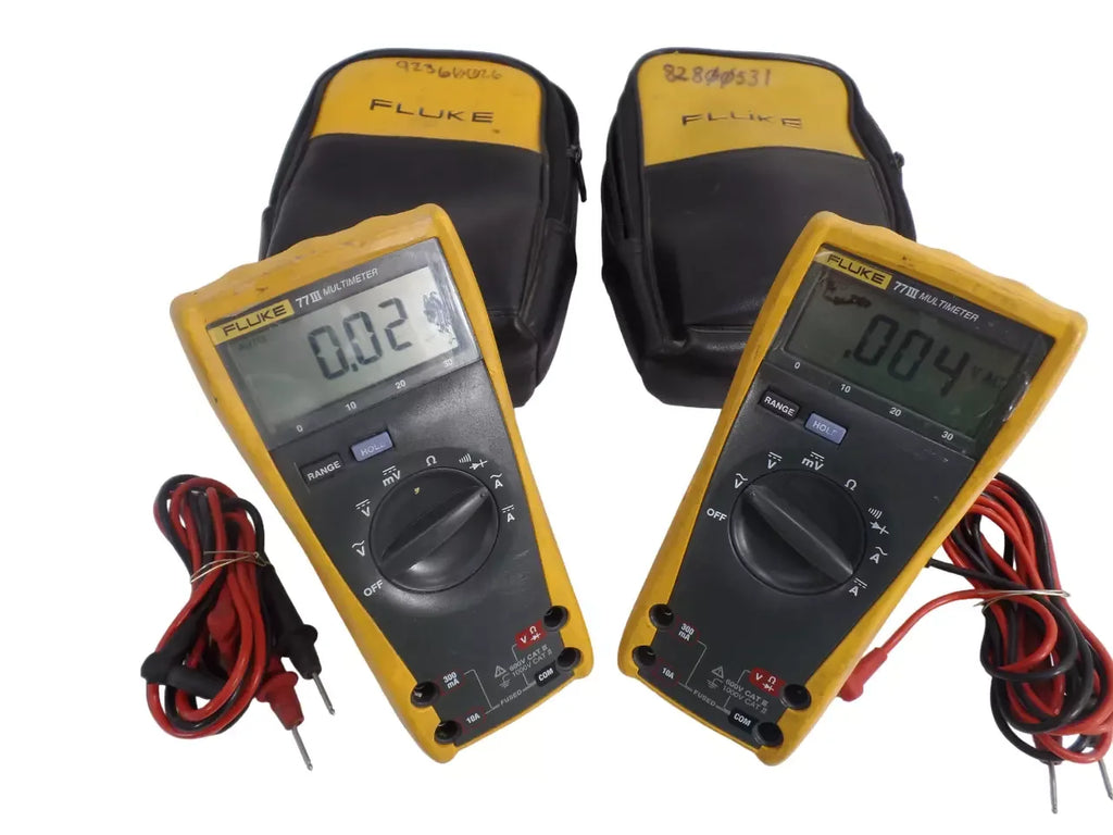 Fluke 77III Digital Multimeter Set - Pack of 2 - ZYYKZ Test Equipment