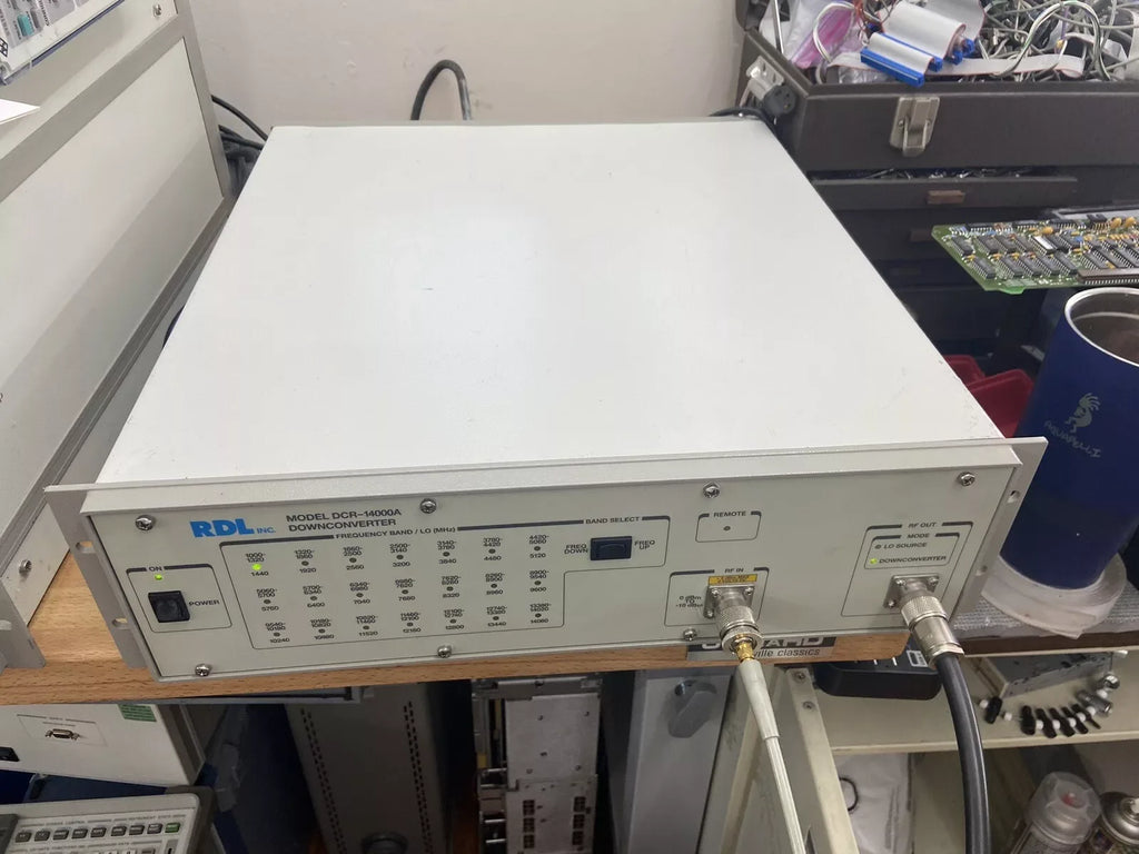 Aeroflex RDL DCR-14000A Downconverter 14 GHz Ultra Low Phase Noise - ZYYKZ Test Equipment