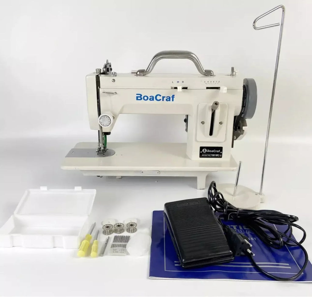 9'' Walking Foot Zigzag Stitch Arm Sewing Machine for Leather & Heavy Fabrics - ZYYKZ Test Equipment