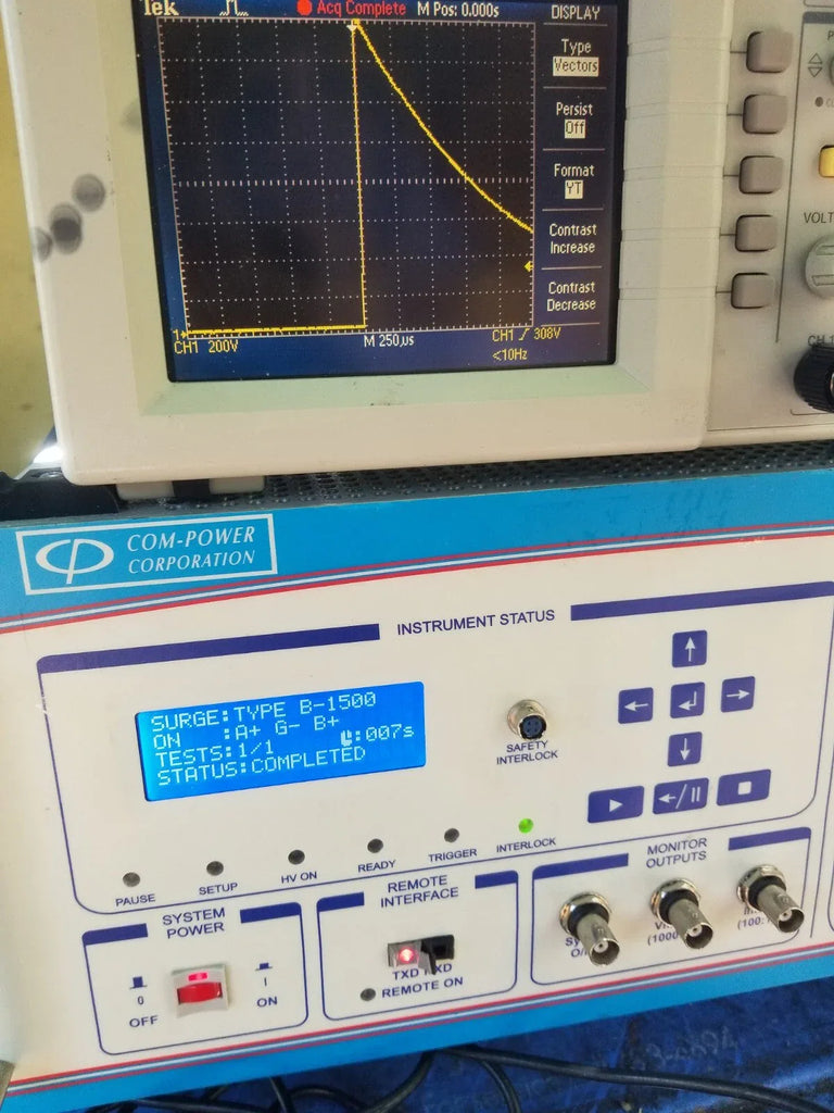 Com-Power Surge Transients Generator for FCC TIA-968-B Compliance Testing - ZYYKZ Test Equipment