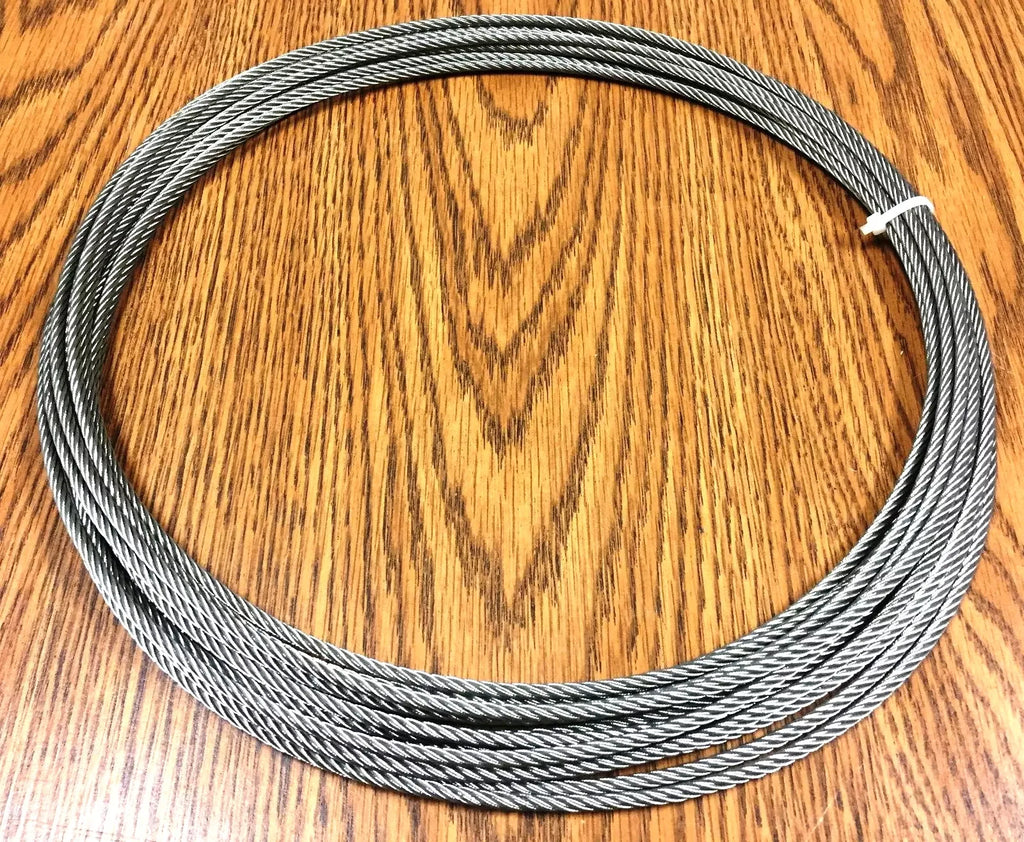 Jakob 20113-0480 Stainless Steel Wire Rope, 4mm Diameter x 11.24m Length - ZYYKZ Test Equipment