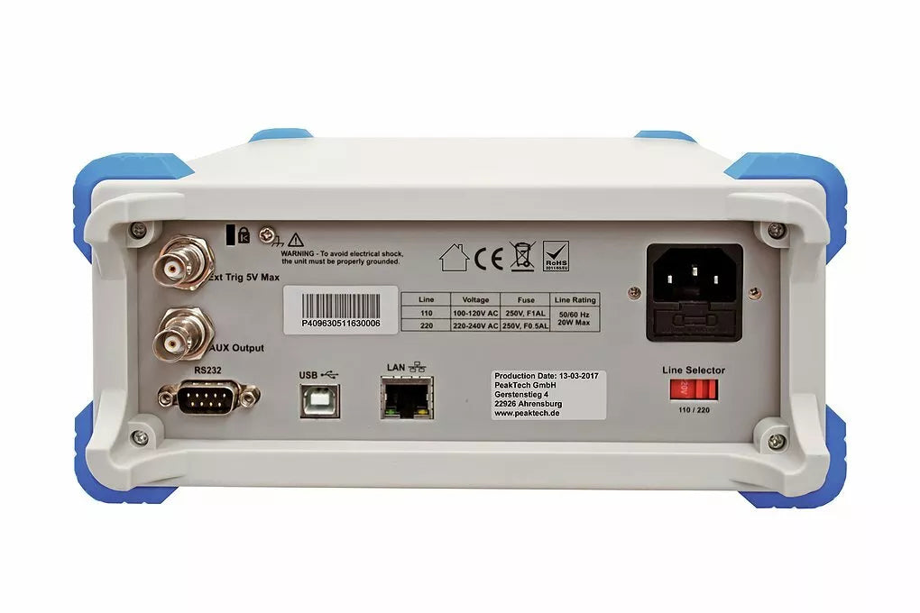 Peaktech P4095 4.5 Digit Graphical Bench Multimeter with TFT Display