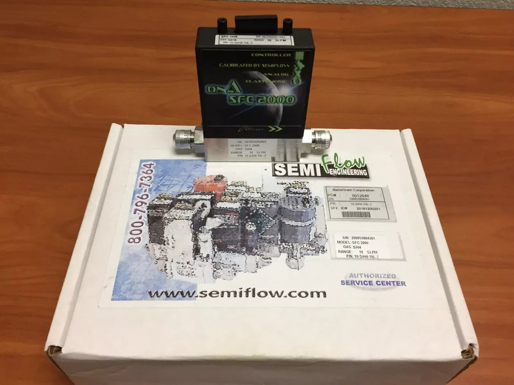 Semi Flow Engineering SFC2000 Mass Flow Controller P/N 10-SiH4-10L-2 - ZYYKZ Test Equipment