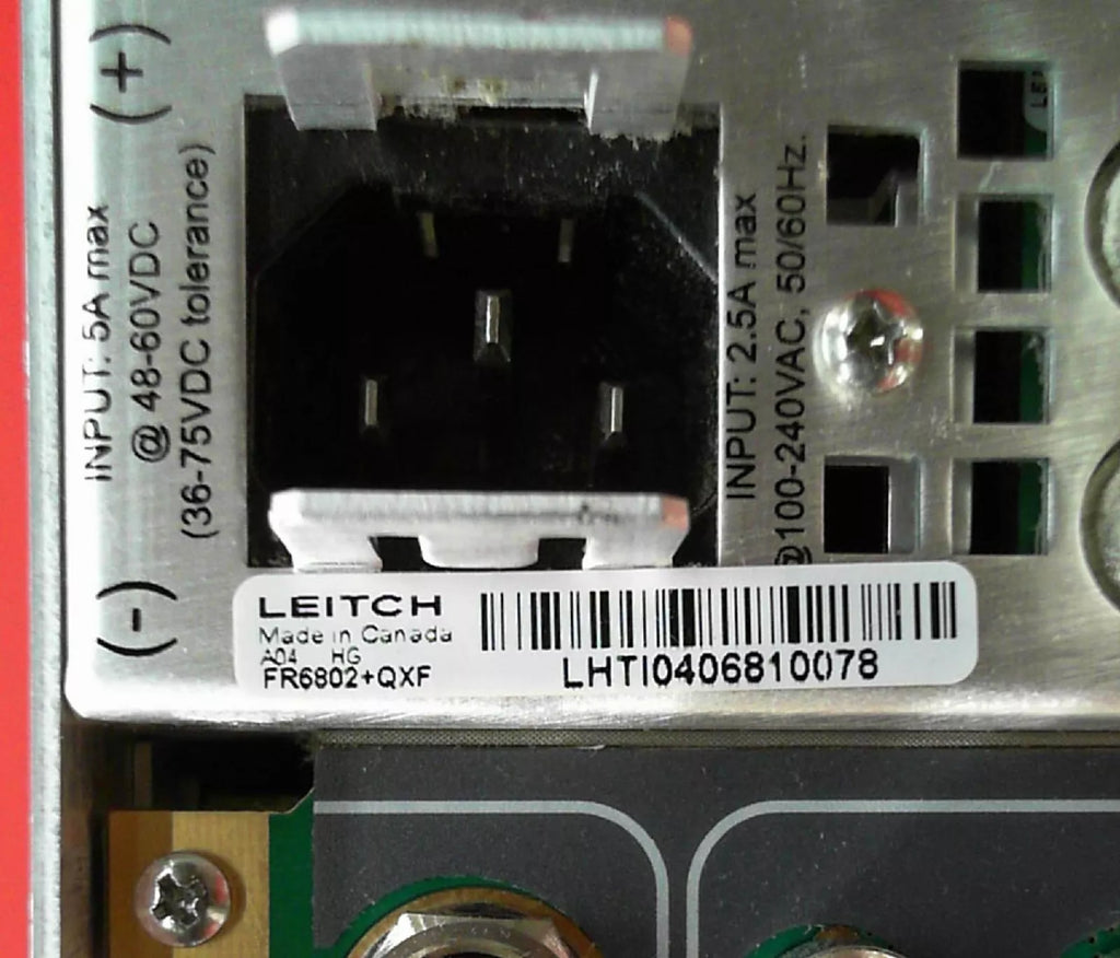 Leitch FR6802+ LHT10406810078 Harris 6800+ QXF Video Router