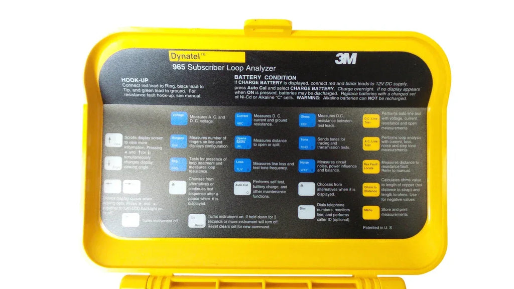 3M Dynatel 965 Subscriber Loop Analyzer with Advanced Fault Detection - ZYYKZ Test Equipment