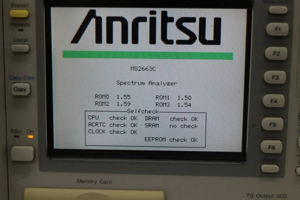 Anritsu MS2663C Portable Spectrum Analyzer 9 kHz - 3.3 GHz - ZYYKZ Test Equipment