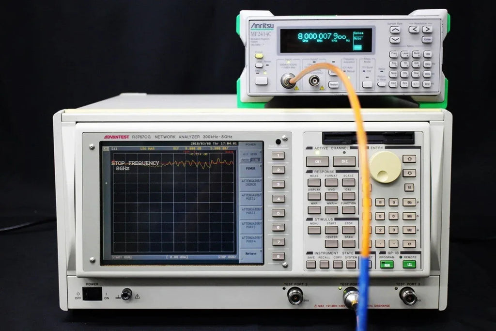 Advantest R3767CG/11 High-Precision Network Analyzer - ZYYKZ Test Equipment