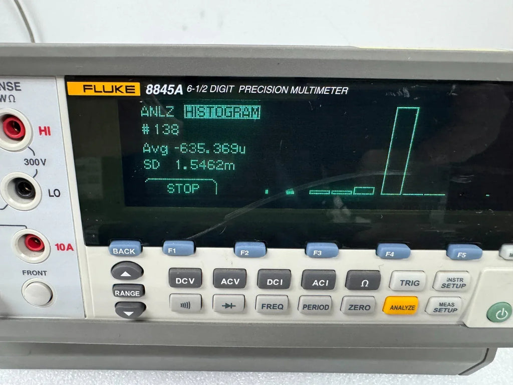 Fluke 8845A 6.5-Digit Precision True RMS Multimeter - ZYYKZ Test Equipment