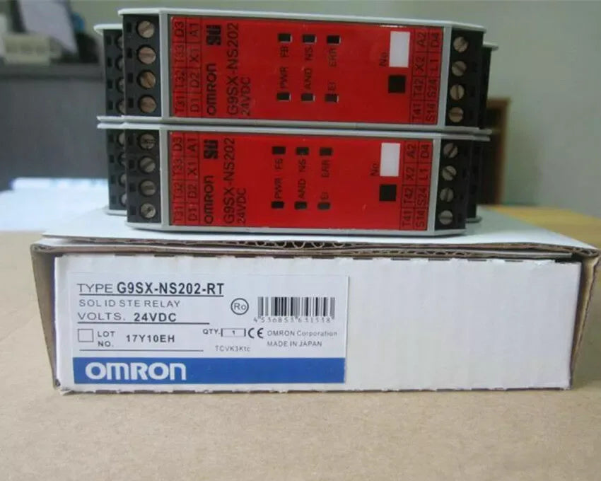Omron G9SX-NS202-RT Safety Relay Unit with Dual Channel Inputs - ZYYKZ Test Equipment