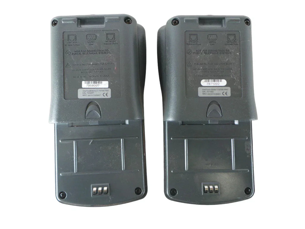 Fluke OneTouch Series II 10/100PRO Network Tester Bundle (2-Pack) - ZYYKZ Test Equipment