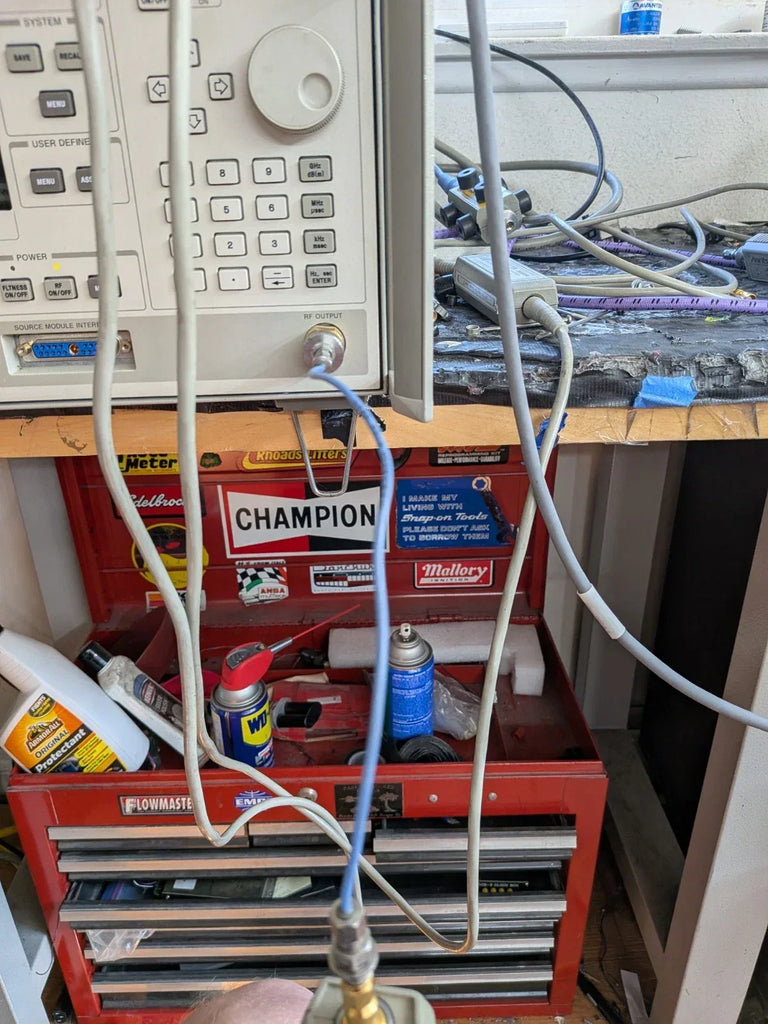 Huber & SUHNER Minibend Flex SMA to 3.5mm RF Cable 50 GHz, 25.4 cm (R-10) - ZYYKZ Test Equipment