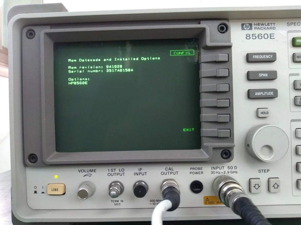 HP Agilent 8560E Spectrum Analyzer 30 Hz - 2.9 GHz, 3170 Hours Usage - ZYYKZ Test Equipment