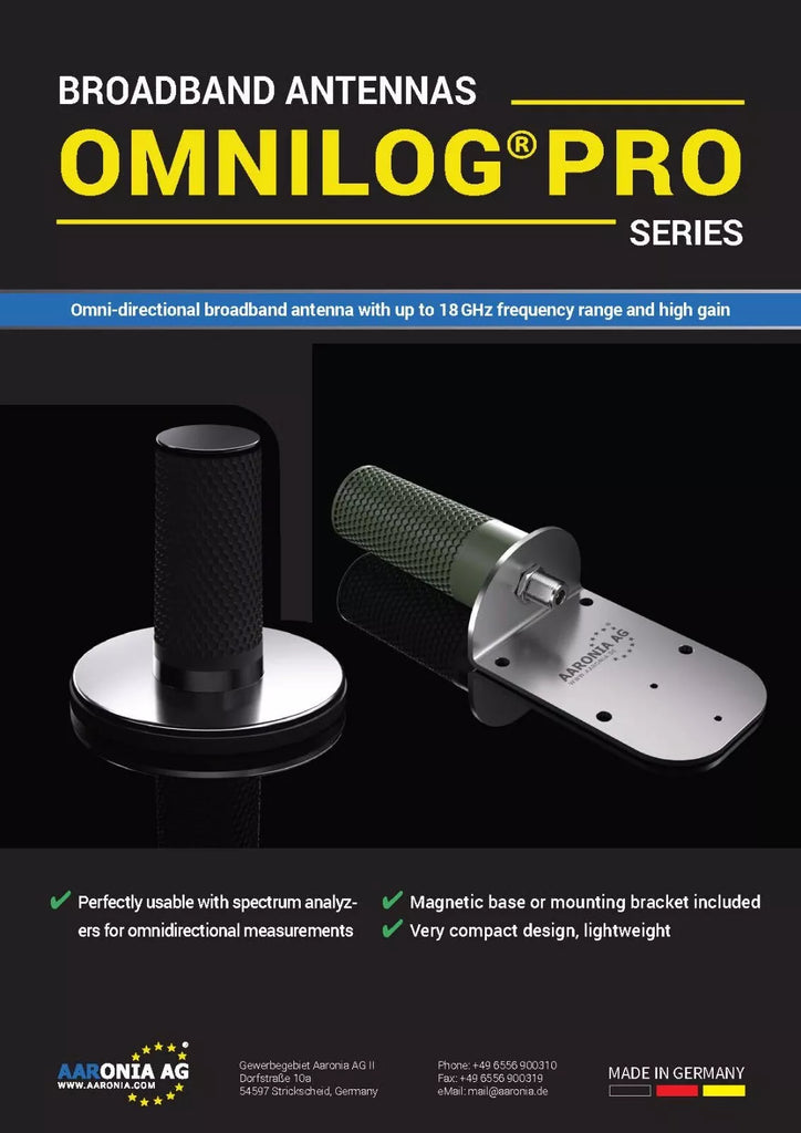 Aaronia OmniLOG PRO 10100 Broadband Antenna 150MHz-10GHz