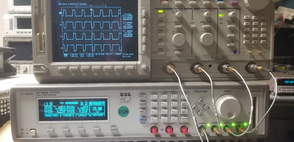 Agilent 400 MHz Dual Channel Pulse Generator - ZYYKZ Test Equipment