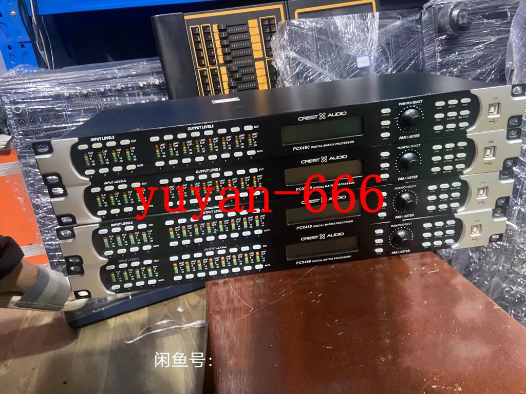 Crest PCX480 Audio Processor - Used, Model #N465P YF