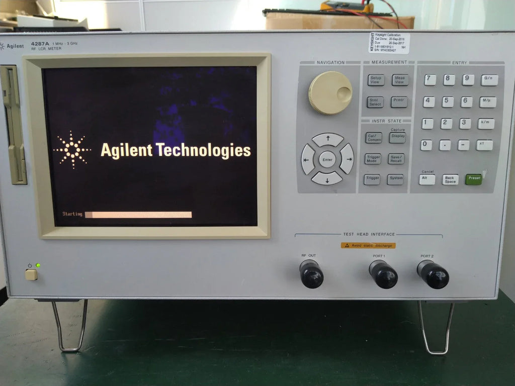 Agilent 4287A RF LCR Meter - 1 MHz to 3 GHz with Option 010 - ZYYKZ Test Equipment