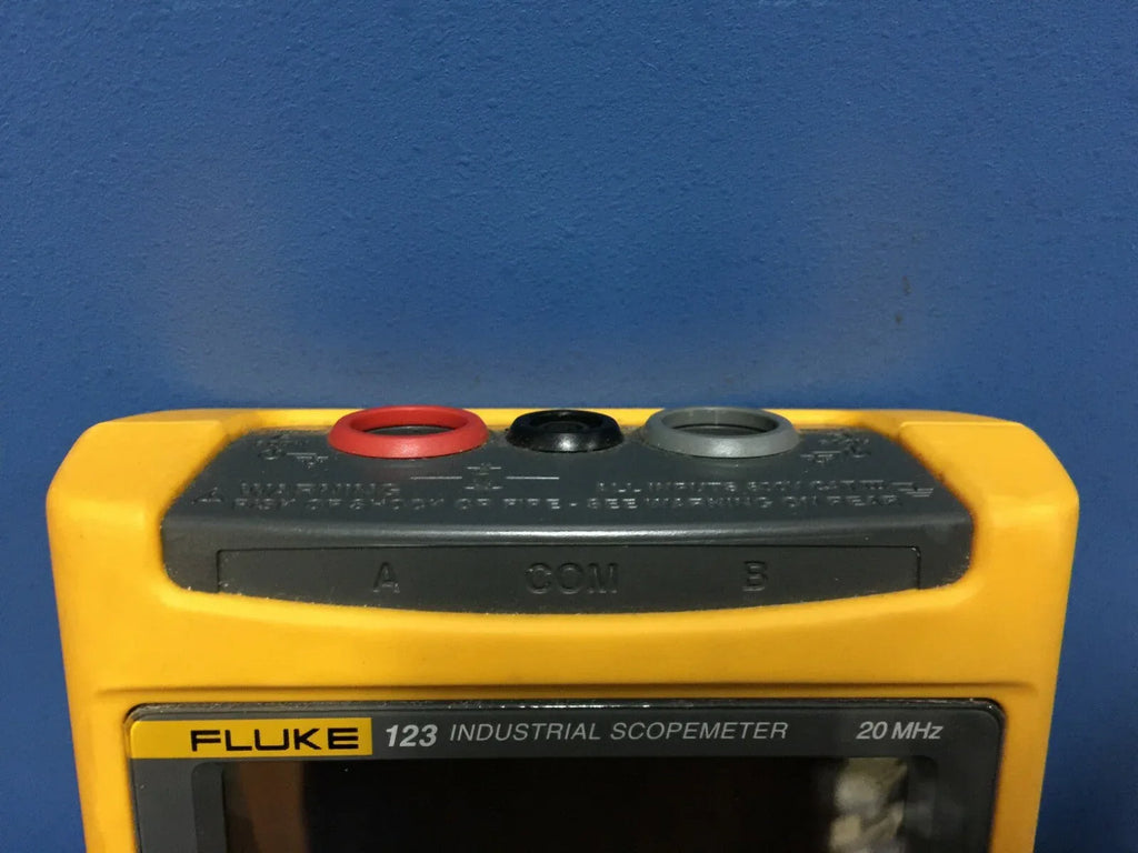 Fluke 123 Industrial ScopeMeter 20MHz Handheld Oscilloscope - ZYYKZ Test Equipment