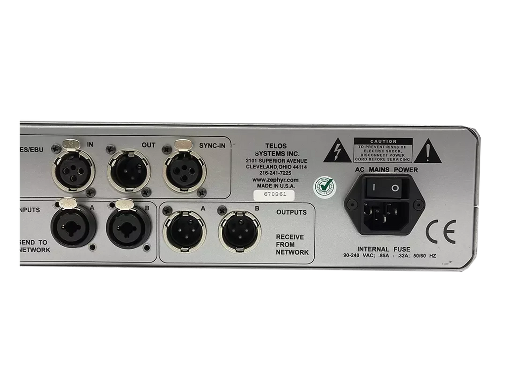 Telos Zephyr Xstream RM ISDN Digital Audio Transceiver - ZYYKZ Test Equipment