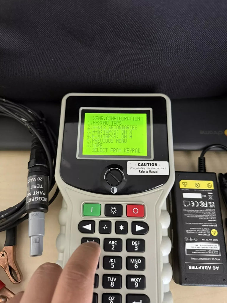MEGGEE TTR100 Single & Three Phase Transformer Turn-Ratio Tester - ZYYKZ Test Equipment