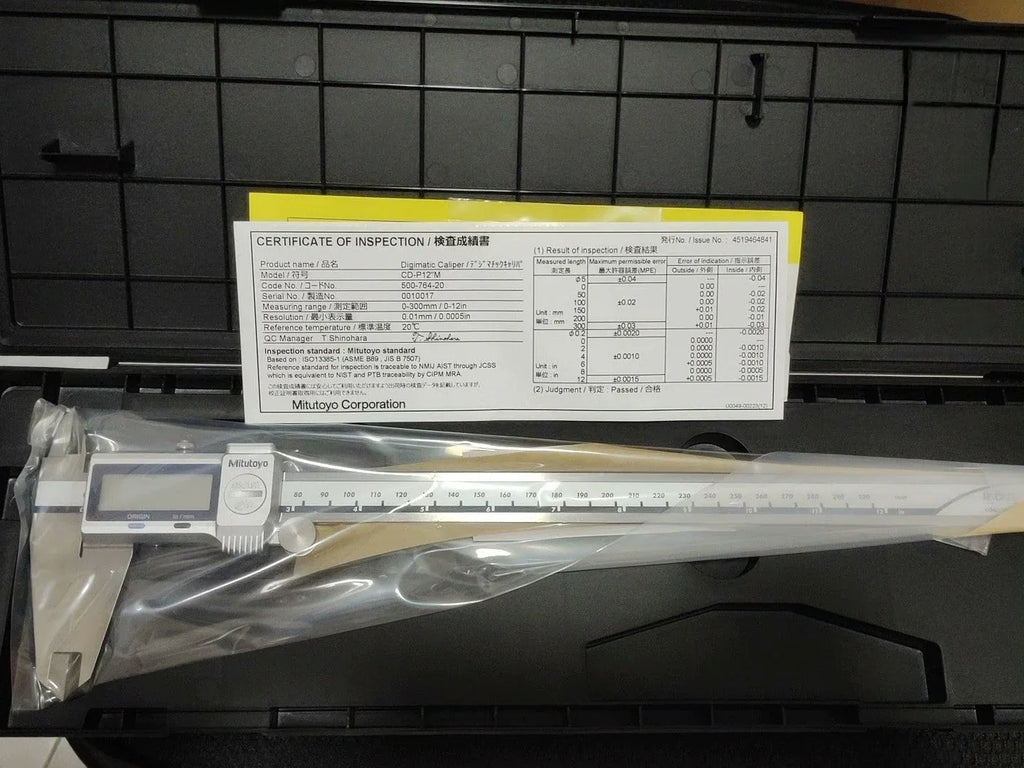 Mitutoyo Absolute Digital Caliper 0-12 Inch with High Precision - ZYYKZ Test Equipment