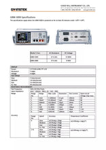 Load image into Gallery viewer, GW Instek GBM-3080 Battery Meter - 80V AC/DC with RS-232 &amp; USB Connectivity, 0.01% Accuracy