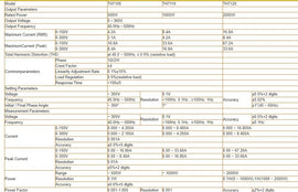 Tonghui TH7110 Series 300V AC Power Supply - 33.6A, 1000W