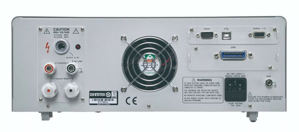 GW Instek GPT-12004 Safety Analyzer Tester - Hi-Pot 200VA AC/DC IR GB Hipot