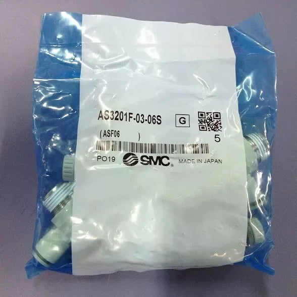 5PCS SMC AS3201F-03-06S Governor Valve Adapter - Precision Pneumatic Component - ZYYKZ Test Equipment