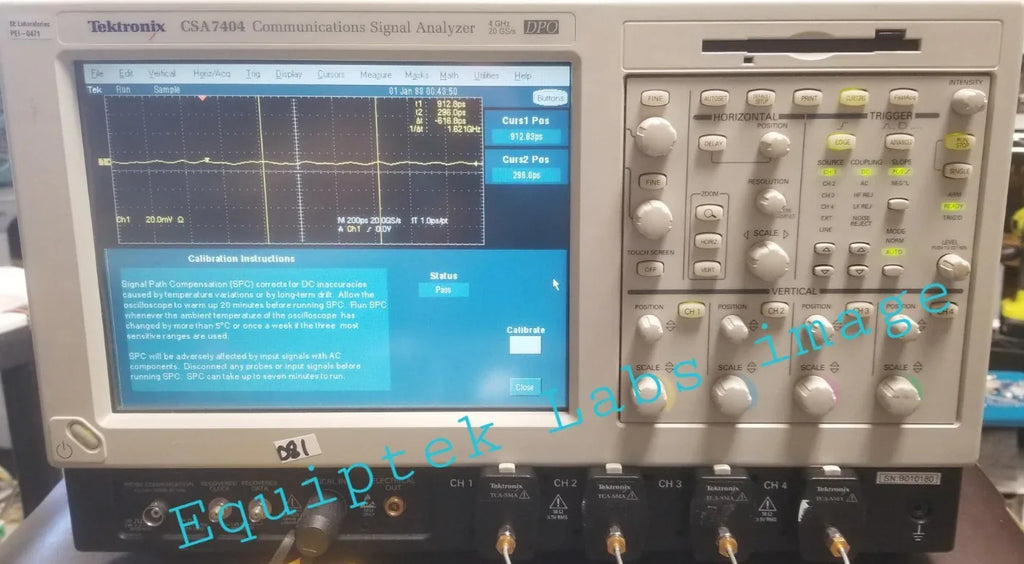 Tektronix Digital Storage Oscilloscope 4 GHz 20 GSa/s - ZYYKZ Test Equipment