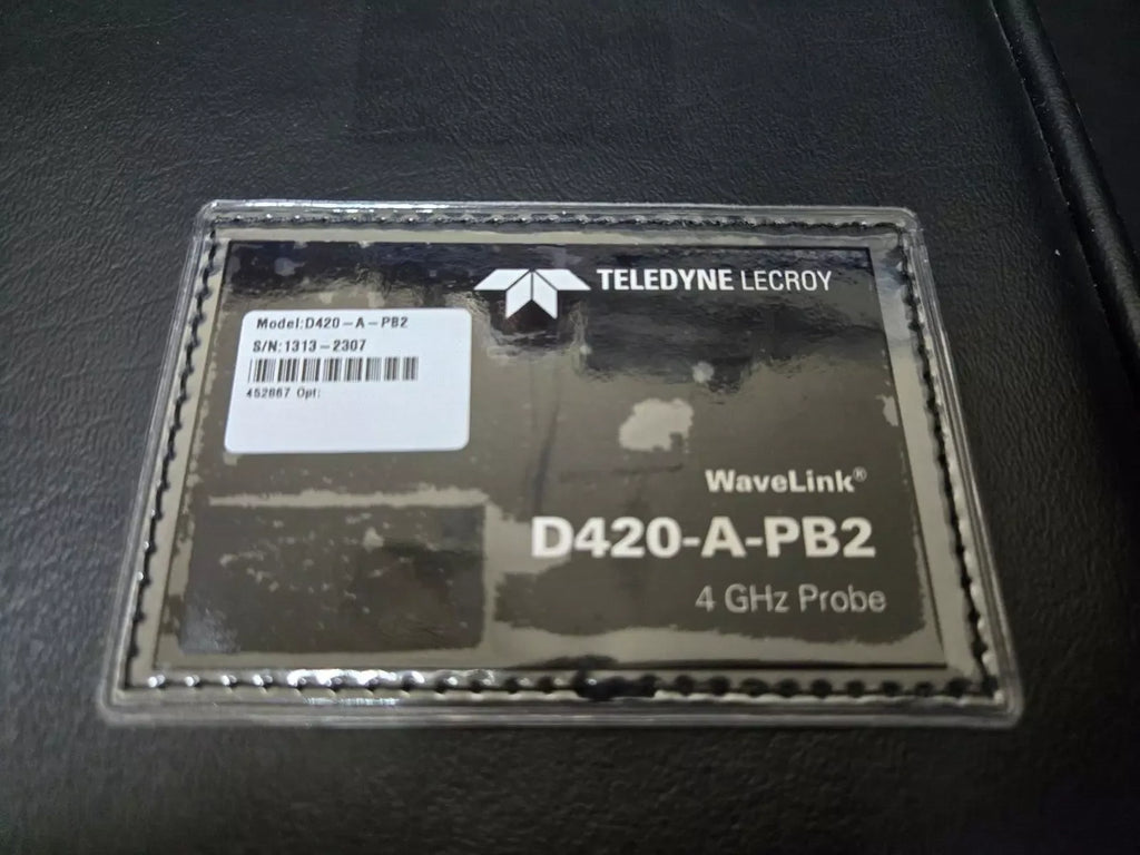 LeCroy D420-A-PB2 4GHz High-Frequency Oscilloscope Probe (Model 2307) - ZYYKZ Test Equipment