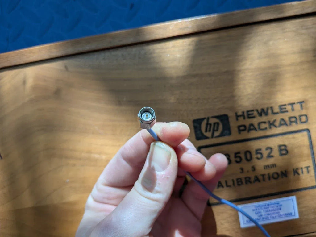 Huber & Suhner Minibend Flex Coaxial Cable 50 GHz SMA to 3.5mm - ZYYKZ Test Equipment