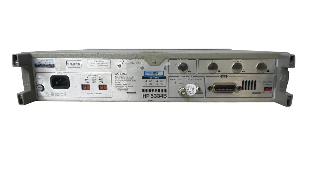 HP 5334B Universal Frequency Counter for High-Precision Measurements - ZYYKZ Test Equipment
