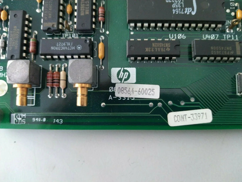 HP Agilent 08564-60025 A2 CPU Control Board Assembly for 856x Series Analyzers - ZYYKZ Test Equipment