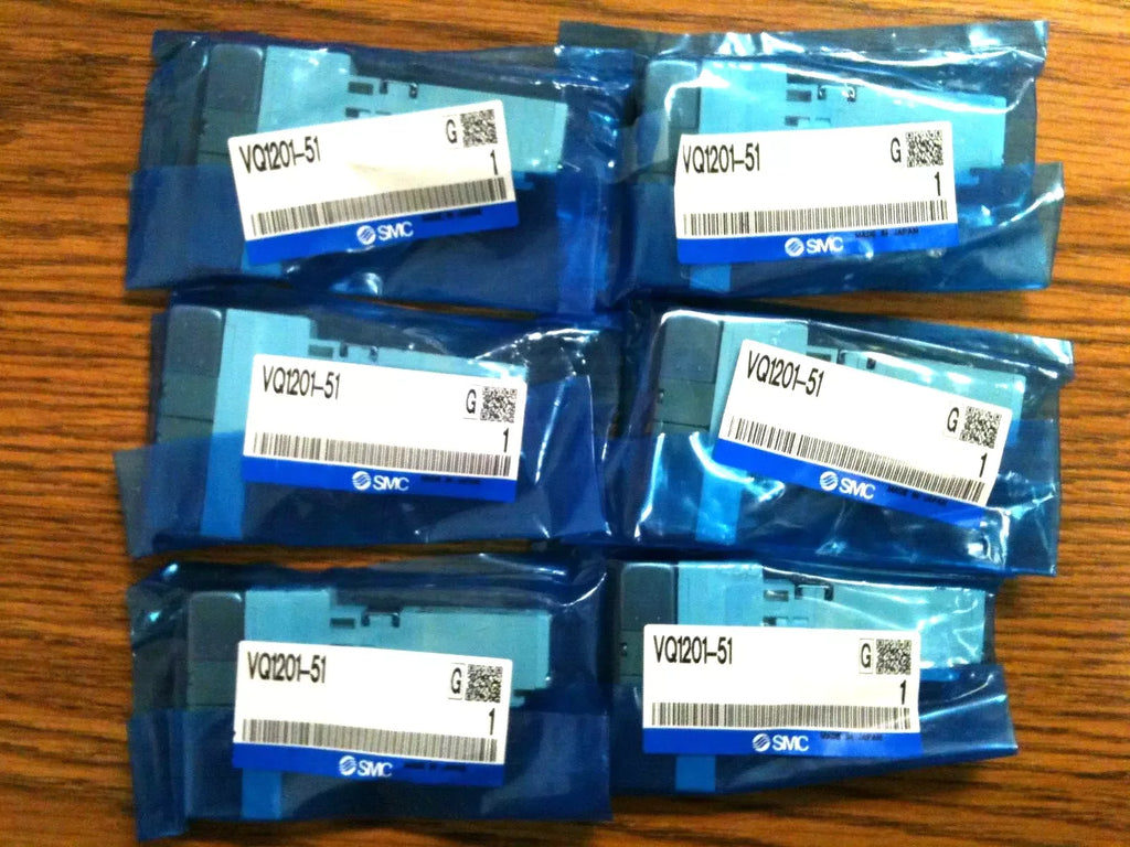 SMC VQ1201-51 Solenoid Air Control Valve, VQ1000 Series, 24V DC - ZYYKZ Test Equipment