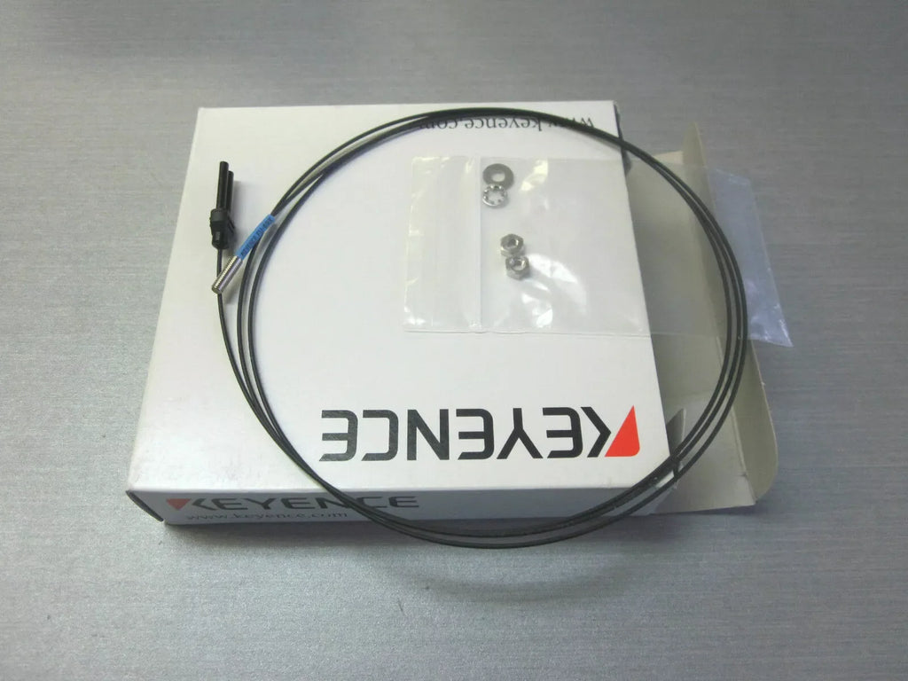 Keyence FU-69X Fiber Optic Sensor with Cable - New In Box - ZYYKZ Test Equipment
