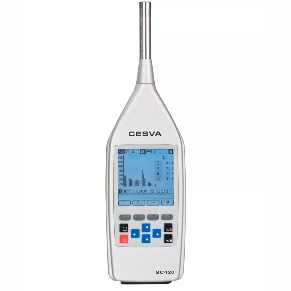 CESVA SC420 Class 1 Sound Level Meter - 23 to 140 dB