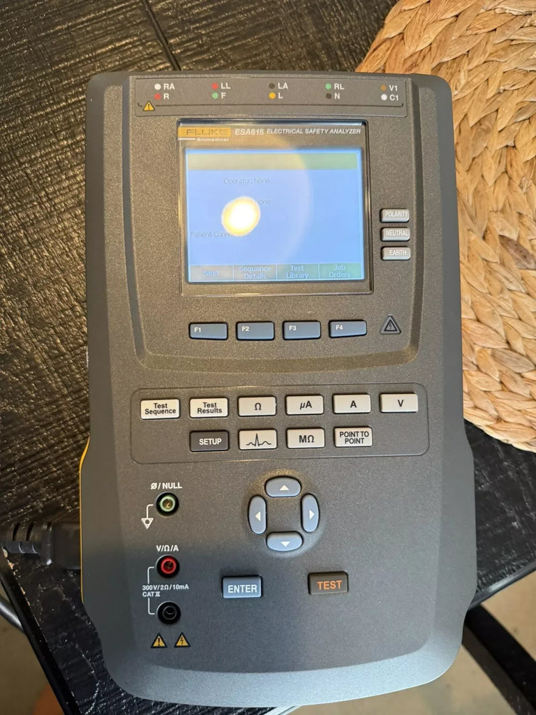 Fluke ESA615 EU Electrical Safety Analyzer 230V (Calibrated 2024) - ZYYKZ Test Equipment