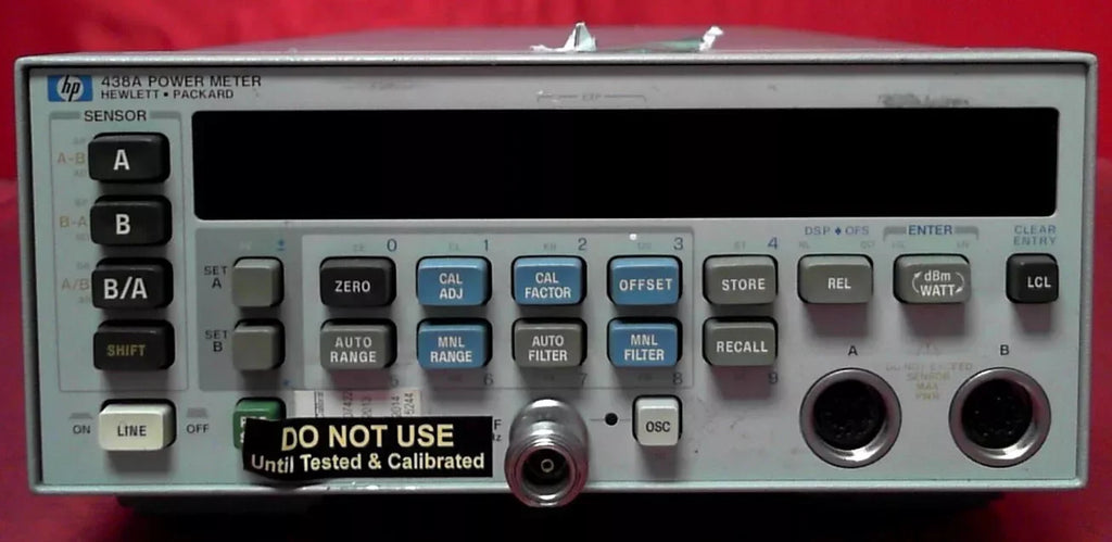 Agilent 438A Dual Channel Power Meter - ZYYKZ Test Equipment