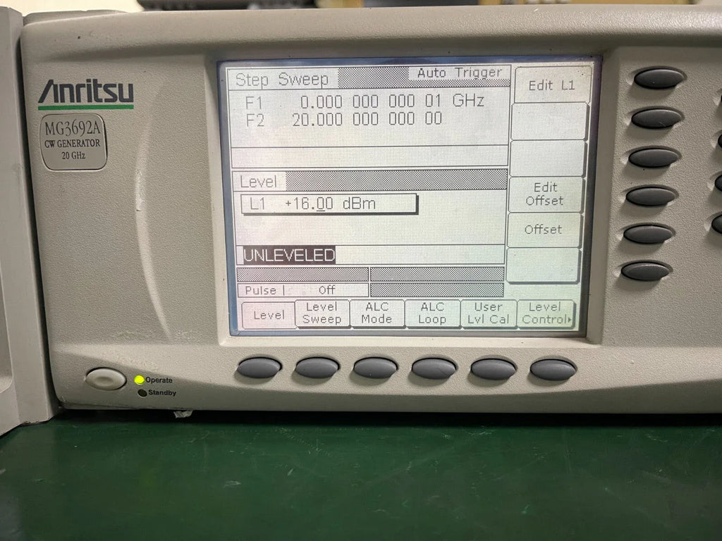 Anritsu MG3692A Continuous Wave Signal Generator 0.1 Hz to 20 GHz - ZYYKZ Test Equipment